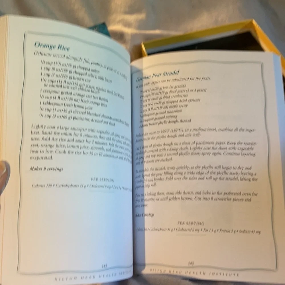 “Spa” cookbook, relaxing CD all in a box